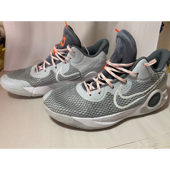 Nike KD Trey 5 X Grey White Orange Basketball Shoes CW3400-011 Mens 13 main image 8